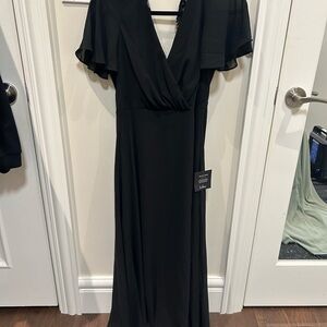 lulus Black Dress L